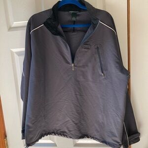 Brooks brothers men’s large, long sleeve black overhead jacket